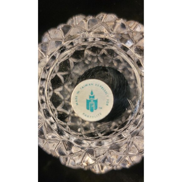 Vintage PartyLite Rockport Crystal Votive Candle Holders, set of 2 - Picture 8 of 16